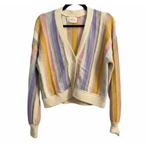 Eleven Six Gorgeous Pastel Wool Sweater. Size Medium
